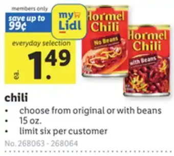 Lidl Chili offer