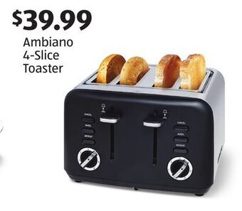 Aldi Ambiano 4-slice toaster offer