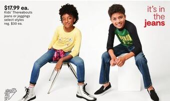 JC Penney Kids' thereabouts jeans or jeggings offer