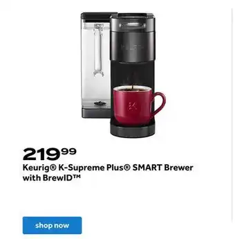 Bed Bath & Beyond Keurig® k-supreme plus® smart brewer with brewid™ offer