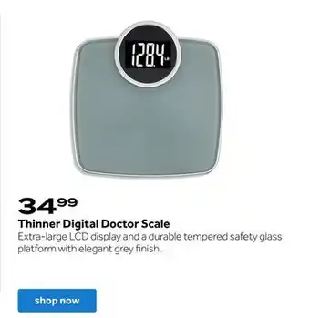Bed Bath & Beyond Thinner digital doctor scale offer