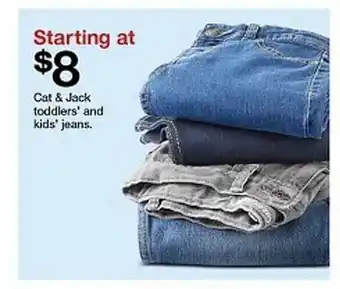 Target Cat & jack toddlers' and kids' jeans offer
