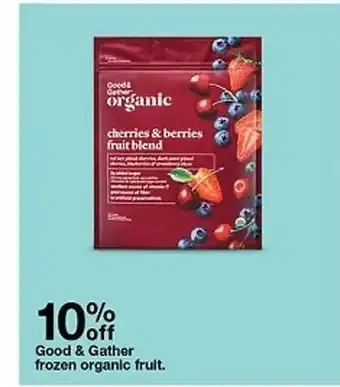 Target Good & gather frozen organic fruit offer