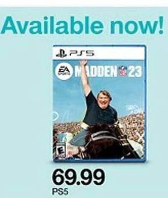 Target Madden 23 ps5 offer