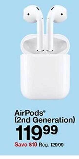 Target Airpods (2nd generation) offer