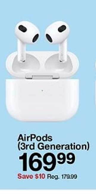 Target Airpods (3rd generation) offer