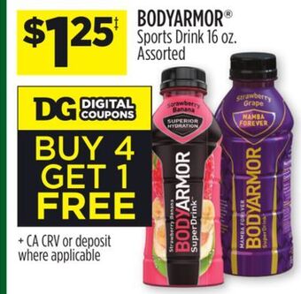 Dollar General Bodyarmor® sports drink offer