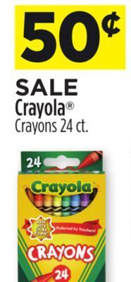Dollar General Crayola® crayons offer