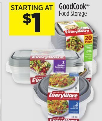 Dollar General Goodcook® food storage offer