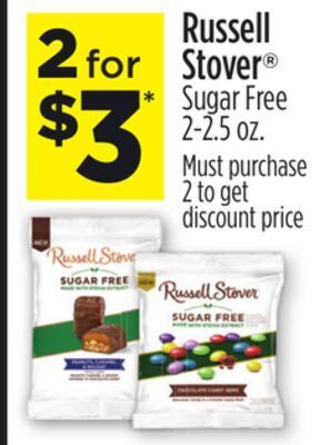 Dollar General Russell stover® sugar free offer