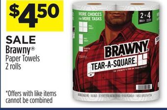 Dollar General Brawny® paper towels offer