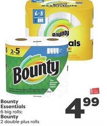 Weis Markets Bounty essentials, bounty offer