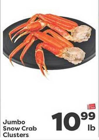 Weis Markets Jumbo snow crab clusters offer