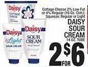 Ctown Daisy sour cream offer