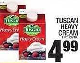 Ctown Tuscan heavy cream offer