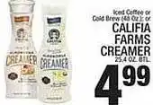 Ctown Califia farms creamer offer
