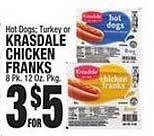 Ctown Krasdale chicken franks offer