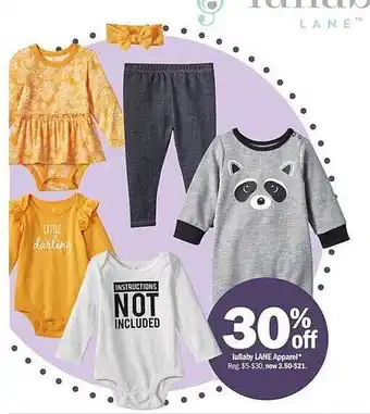 Meijer Lullaby lane apparel offer