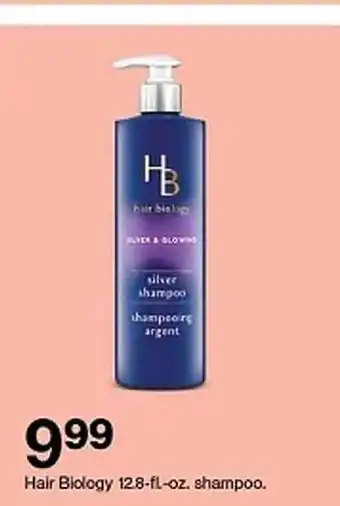 Target Hair biology 12.8-fl-oz. shampoo offer