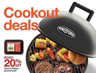 Target Good & gather ground beef offer
