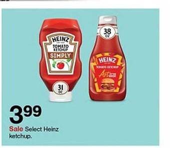 Target Heinz ketchup offer
