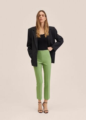 Mango Flare crop pants offer