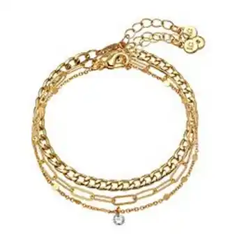Kohl's Lc lauren conrad gold tone chain link cubic zirconia charm bracelet set offer