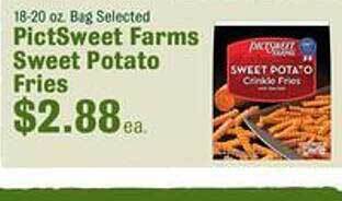 Robert Fresh Market Pictsweet farms sweet potato fries offer