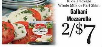 Morton Williams Galbani mozzarella offer