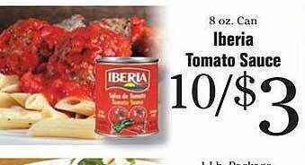 Morton Williams Iberia tomato sauce offer