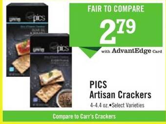 Price Chopper Pics artisan crackers offer