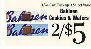 Morton Williams Bahlsen cookies & wafers offer