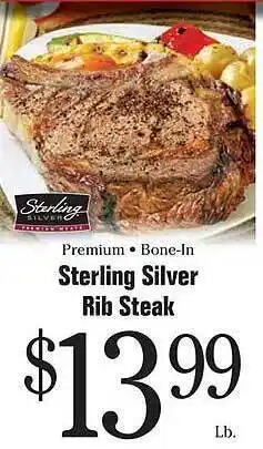 Morton Williams Sterling silver rib steak offer