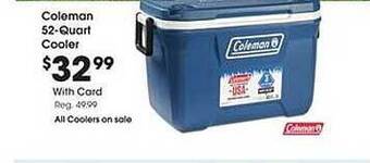 Fred Meyer Coleman 52-quart cooler offer