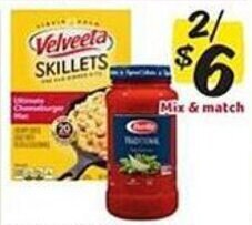 Weis Markets Barilla Pasta Sauce offer