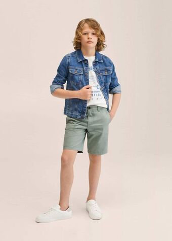 Mango Chino bermuda shorts offer