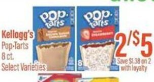 Chief Supermarket Kellogg's Pop Tarts offer
