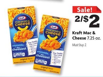 Family Dollar Kraft mac & cheese offer