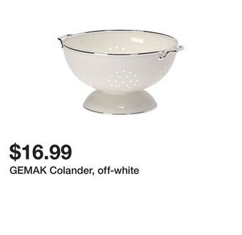 Ikea Gemak colander, off-white offer
