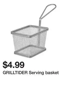 Ikea Grilltider serving basket offer