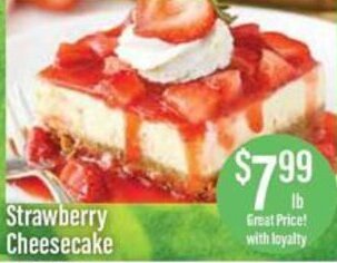 Chief Supermarket Strawberry Cheesecake offer