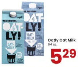 Albertsons Oatly Oat Milk 64 oz. offer