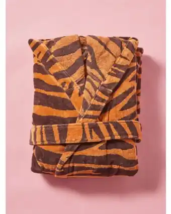 Home Goods Zebra print hooded bathrobe offer