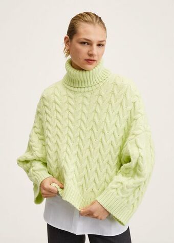 Mango Oversize knit sweater offer
