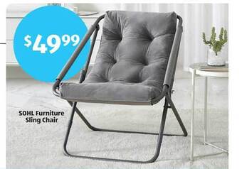 Aldi Sohl furniture sling chair offer