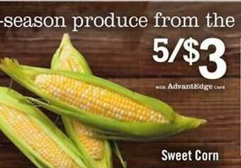 Price Chopper Sweet corn offer
