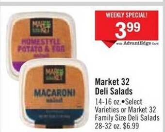 Price Chopper Market 32 deli salads offer