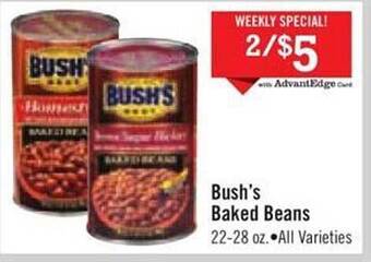 Price Chopper Bush's baked beans offer