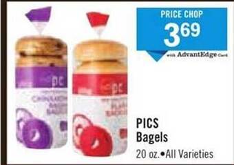 Price Chopper Pics bagels offer