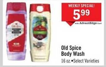 Price Chopper Old spice body wash offer